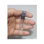 dercam 20 Adet Cam Yeniden Doldurulabilir siyah Sprey Kolonya Parfüm Şişesi 5 Ml -numune Boş Şişe