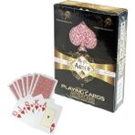Derenpecunia Artex Jumbo %100 Plastik Poker Oyun Kağıdı - Kırmızı