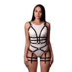 Deri Göğüs Harness Ve Deri Jartiyer Harness - Brf820