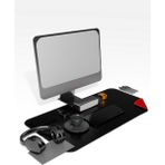 Deri Mousepad Oyuncu Matı Laptop ve Bilgisayar Uyumlu Geniş Gaming Masa Sümeni ve Mouse Pad 80X40CM - Siyah