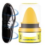 Deri Onarıcı Balsam | 50 ml Ağır Hizmet Deri Koruyucu Koruyucu - Krem Ayakkabı Cilası Ağır Hizmet Koruyucu Koruyucu Yoğun Bakım Kuru, Çatlak Deri İçin Besleyici, Siyah, Refer to description