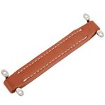 Deri Sap, Gitar Amp Kolu Kaba Dokulu Kabartmalı Gitar Hoparlör Kolu Vintage Amplifikatör Kolu Gitar Kılıfı Kolu Gitar Hoparlörü Için Yedek Ses Aksesuarı Turuncu