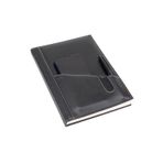 DERİ TELEFON KILIFLI KAPAK DEFTER AJANDA TARİHSİZ KARELİ 17X24 CM
