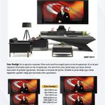Deri Üzeri Uv Baskılı Çerçeveli Makam Atatürk Panosu 15-60 120