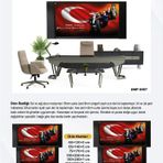 DERİ ÜZERİ UV BASKILI ÇERÇEVELİ MAKAM ATATÜRK PANOSU 6-60*120