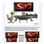 DERİ ÜZERİ UV BASKILI ÇERÇEVELİ MAKAM ATATÜRK PANOSU 6-65*140