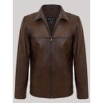 Deri Work Erkek Deri Mont KOD-EM02013 - Taba - 3XL
