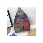 Deribag Hakiki Deri, Kadın Sırt Çantası, Çok Renkli 25*36*15 Cm