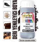 Deribo Deri Eşya, Ayakkabı, Koltuk, Direksiyon, Çanta, Deri Yenileyici Boya. 100ML. Sünger Hediyeli. - Koyu Kahve