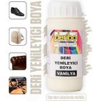Deribo Deri Eşya, Ayakkabı, Koltuk, Direksiyon, Çanta, Deri Yenileyici Boya. 100ML. Sünger Hediyeli. - Vanilya