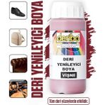 Deribo Deri Eşya, Ayakkabı, Koltuk, Direksiyon, Çanta, Deri Yenileyici Boya. 100ML. Sünger Hediyeli. - Vişne