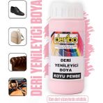 Deribo Koyu Pembe Deri, Eşya, Ayakkabı, Koltuk, Direksiyon, Çanta Yenileyici Boya 100 ml Tekli Ürün + Sünger