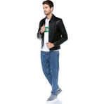 Dericlub E-1066 Siyah Deri Erkek Mont