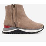Dericlub Kadın Yüksek Taban Yarım Bilek Sneaker Bot Zy 1423 Süet Vizon - Vizon Süet