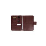 deridense M2 13-14 Inç Macbook Pro-air Vegan Deri Organizer Evrak Çantası Tablet Kılıfı Desenli Bordo