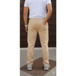Deridün Yıldız Shoes Erkek Üç Iplik Kışlık Pamuklu Ovarsize Bağcıklı Düz Paça Cepli Eşofman Altı Spor Rahat Model - Bej - XL