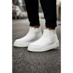 Deridün Yıldız Shoes MN069 CRT Harmany Beyaz Erkek Bot