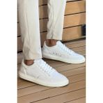Deridün Yıldız Shoes MN2505 - Keten Erkek Ayakkabı Beyaz / Beyaz - Beyaz - Beyaz