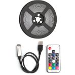 DERİK LED Tv Arkası Ambiyans RGB Şerit Seti Kumandalı 3 Metre Yeni