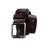 derikem (431) Erkek%100 Hakiki Deri Siyahaçma Borulu 4,5 cm Kot Kemeri KAHVERENGİ 130 CM