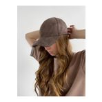 derikem (639) Unisex Kışlık Kaşe Spor Şapka | Ayarlanabilir Cırtl ıKep Şapka | Kaşe Baseball Cap KAHVERENGİ Standart
