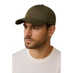 Derikem Unisex Basic Arkası Cırtlı Ayarlanabilir Hat Beyzbol Şapka Kep Haki Standart