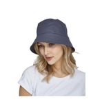 Derikem Yazlık Kumaş Kova Şapka, Erkek Kadın Düz Balıkçı Bucket Şapka, Unisex Füme FÜME Standart