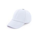 Derikem%100 Hakiki Deri Unisex Ayarlanabilir Şapka Beyaz Standart