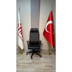 Derili Casella Sunset Başlıklı Ofis Yönetici Personel Çalışma Koltuğu Fırat Ofis - Siyah