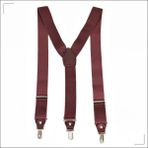 Derimo Leather Derimoshop Erkek Pantolon Askılığı - Standart - Bordo