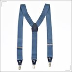 Derimo Leather Derimoshop Erkek Pantolon Askılığı - Standart - Mavi