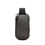 Derimod 24SBD30046F D-Pack Erkek Gri Teknolojik Kumaş Çapraz Çanta
