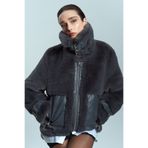 Derimod 24WGP5231FF Kitzbuhel Kadın Gri Teddy Mont