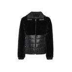 Derimod 24WGP5288FF Alabama Kadın Siyah Kapüşonlu Teddy Mont