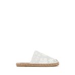 Derimod 25SFD20626F Kadın Krem Desenli Espadril Terlik