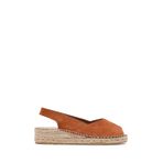 Derimod 25SFD206710 Kadın Turuncu Süet Espadril Sandalet