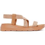 Derimod 25SFE4615M7 Kadın Bej Hasır Comfort Sandalet