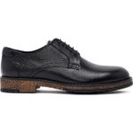 Derimod 25WFD6716FT Erkek Siyah Bağcıklı Deri Casual Ayakkabı