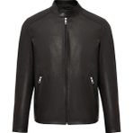 Derimod 25WGD65814T Insignia Erkek Siyah Hakim Yaka Deri Mont