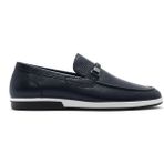 Derimod 26SFD6006FT Erkek Lacivert Deri Casual Loafer
