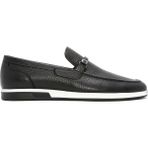 Derimod 26SFD6006FT Erkek Siyah Deri Casual Loafer