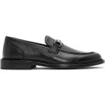 Derimod 26SFD6009FT Erkek Siyah Tokalı Deri Klasik Loafer