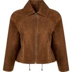 Derimod 26SGD565410 Miami Kadın Kahverengi Oversize Süet Deri Ceket