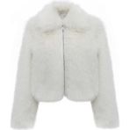 Derimod Dallas Kadın Beyaz Gömlek Yaka Teddy Mont 25WGD5620FF - XL