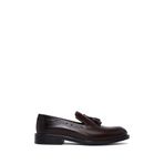 Derimod Erkek Kahverengi Püsküllü Deri Klasik Loafer 26SFD664218