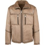 Derimod Gstaab Erkek Bej Hakim Yaka Teddy Mont 25WGP6596FF - 2XL