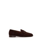 Derimod Kadın Kahverengi Tokalı Süet Deri Maskülen Loafer 26PFD230110