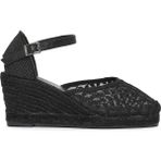 Derimod Kadın Siyah Bilekten Tokalı Dolgu Topuklu Espadril 26PFD20636F