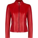 Derimod Lydia Kadın Kırmızı Kısa Deri Ceket 26SGE5976R3 - XL