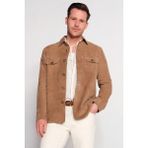 Derimod Osimhen Erkek Bej Süet Deri Gömlek Ceket 26SGD657710 - XL